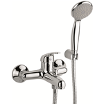 EMMEVI GIGLIO Mezclador baño-ducha con accesorios Cromo